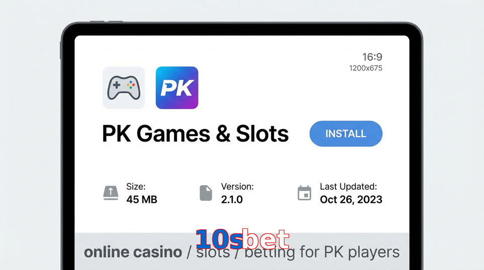 Game list for 10Sbet gameapk section